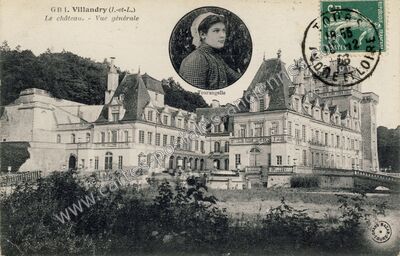 Carte postale ancienne Villandry ch — Villandry (Indre-et-Loire)