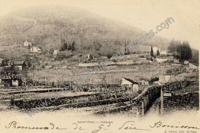 Carte postale ancienne Frescati — Saint-Pons-de-Thomières (Hérault)