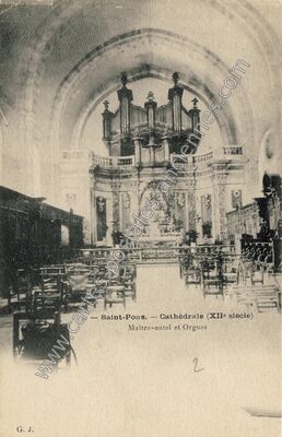 Carte postale ancienne St Pons — Saint-Pons-de-Thomières (Hérault)