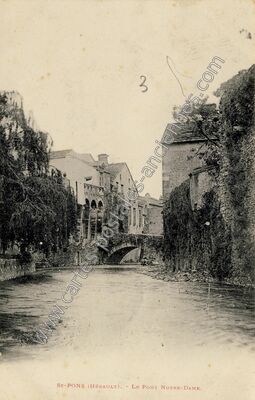 Carte postale ancienne St Pons — Saint-Pons-de-Thomières (Hérault)