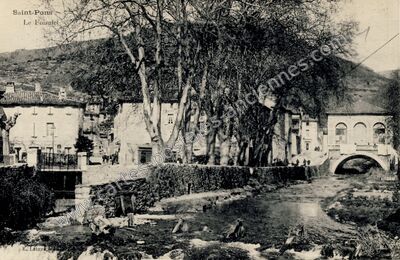 Carte postale ancienne St Pons — Saint-Pons-de-Thomières (Hérault)