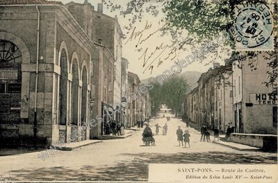 Carte postale ancienne St Pons — Saint-Pons-de-Thomières (Hérault)