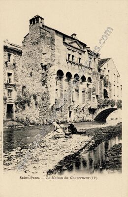 Carte postale ancienne St Pons — Saint-Pons-de-Thomières (Hérault)