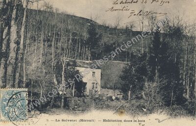 Carte postale ancienne La Salvetat — La Salvetat-sur-Agout (Hérault)