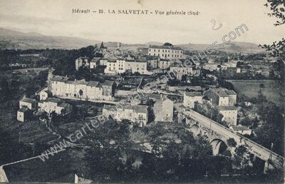 Carte postale ancienne La Salvetat — La Salvetat-sur-Agout (Hérault)