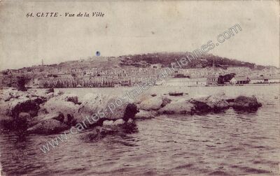 Carte postale ancienne Cette — Sète (Hérault)