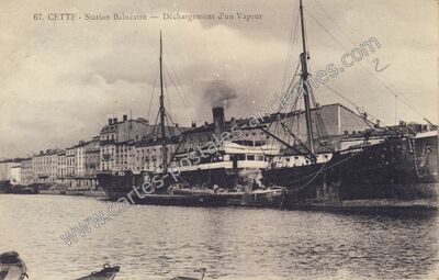 Carte postale ancienne Cette — Sète (Hérault)