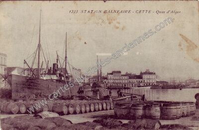 Carte postale ancienne Cette — Sète (Hérault)
