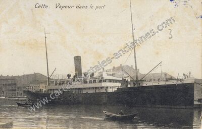 Carte postale ancienne Cette — Sète (Hérault)