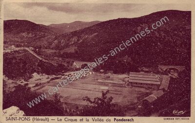 Carte postale ancienne St Pons — Saint-Pons-de-Thomières (Hérault)