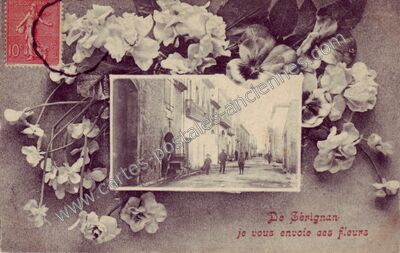 Carte postale ancienne De Sérignan — Sérignan (Hérault)