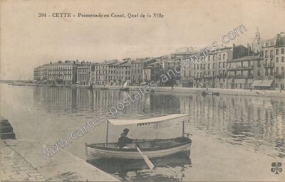 Carte postale ancienne Cette — Sète (Hérault)