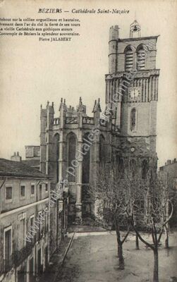 Carte postale ancienne Cathédrale Saint-Nazaire — Béziers (Hérault)