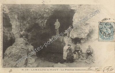 Carte postale ancienne Lamalou le Haut — Lamalou-les-Bains (Hérault)