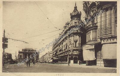 Carte postale ancienne Aux Lafayette — Montpellier (Hérault)