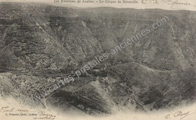 Carte postale ancienne Cirque de Navacelle — Saint-Maurice-Navacelles (Hérault)