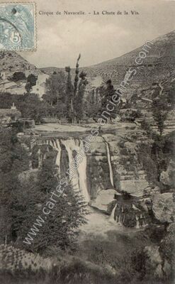 Carte postale ancienne Cirque de Navacelle — Saint-Maurice-Navacelles (Hérault)