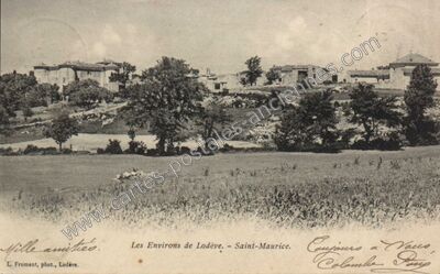 Carte postale ancienne St Maurice — Saint-Maurice-Navacelles (Hérault)