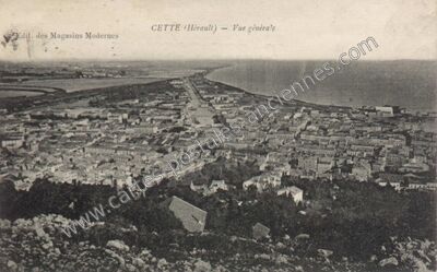 Carte postale ancienne Cette — Sète (Hérault)