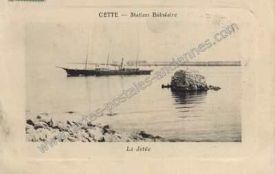 Carte postale ancienne Cette — Sète (Hérault)