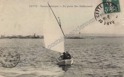 Carte postale ancienne Cette — Sète (Hérault)