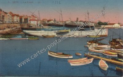 Carte postale ancienne Le Port — Sète (Hérault)