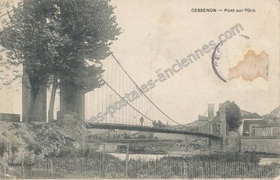 Carte postale ancienne Cessenon — Cessenon-sur-Orb (Hérault)