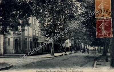 Carte postale ancienne Castera Verduzan — Castéra-Lectourois (Gers)