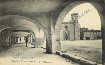 Carte postale ancienne Les Arceaux — Valence-sur-Baïse (Gers)