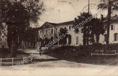 Carte postale ancienne Barbotan les Bains — Cazaubon (Gers)