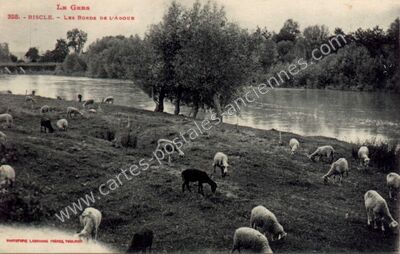 Carte postale ancienne Riscle — Maulichères (Gers)