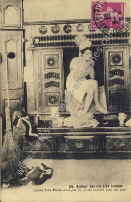 Carte postale ancienne Autour des Lits Clos — Non Localisée (Côtes-d'Armor)