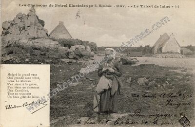 Carte postale ancienne Botrel — Non Localisée (Côtes-d'Armor)