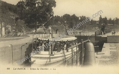 Carte postale ancienne Ecluse du Chatelier — Non Localisée (Côtes-d'Armor)