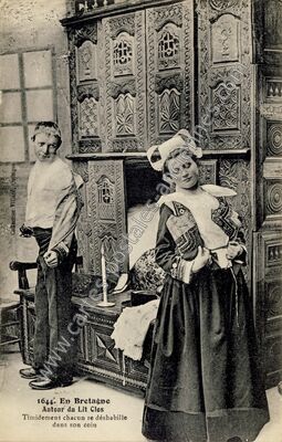 Carte postale ancienne En Bretagne — Non Localisée (Côtes-d'Armor)