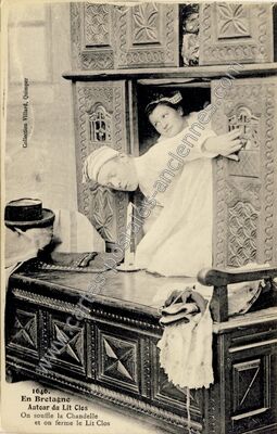 Carte postale ancienne En Bretagne — Non Localisée (Côtes-d'Armor)