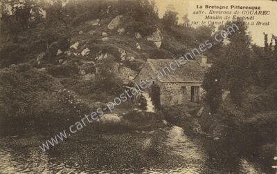 Carte postale ancienne Moulin de Kerlouet — Non Localisée (Côtes-d'Armor)