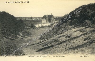 Carte postale ancienne Bas Foins — Dinan (Côtes-d'Armor)