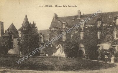 Carte postale ancienne Château de la Conninais — Dinan (Côtes-d'Armor)