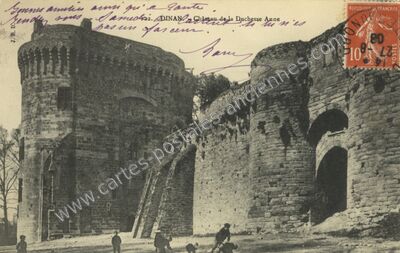 Carte postale ancienne Château de la Duchesse Anne — Dinan (Côtes-d'Armor)