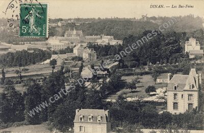 Carte postale ancienne Les Bas-Foins — Dinan (Côtes-d'Armor)