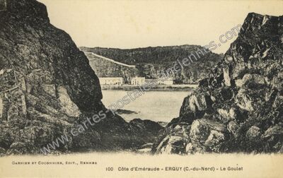 Carte postale ancienne Côte d'Émeraude - Le Goulet — Erquy (Côtes-d'Armor)