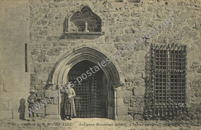Carte postale ancienne Chateau de la Roche Jagu — Ploëzal (Côtes-d'Armor)