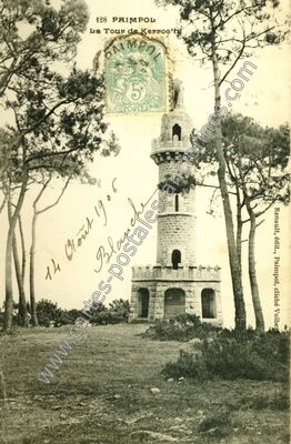 Carte postale ancienne La Tour de Kerroc'h — Paimpol (Côtes-d'Armor)