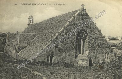 Carte postale ancienne Port Blanc — Penvénan (Côtes-d'Armor)