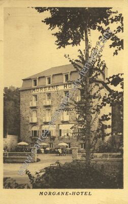 Carte postale ancienne MORGANE HOTEL — Perros-Guirec (Côtes-d'Armor)