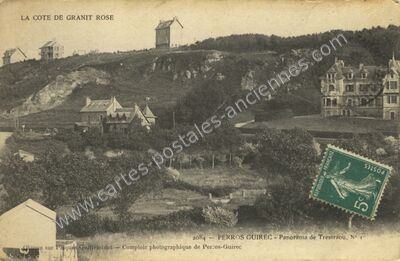Carte postale ancienne La Côte de Granit Rose — Perros-Guirec (Côtes-d'Armor)