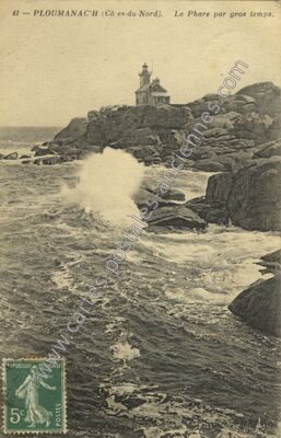 Carte postale ancienne Ploumanac h — Perros-Guirec (Côtes-d'Armor)