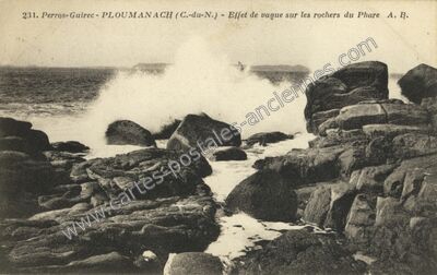 Carte postale ancienne Ploumanach — Perros-Guirec (Côtes-d'Armor)