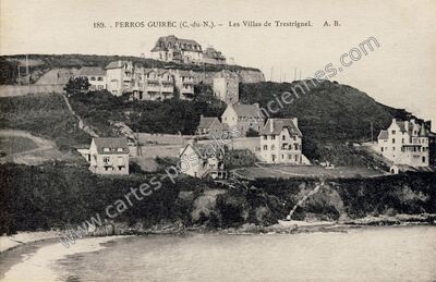Carte postale ancienne Trestrignel — Perros-Guirec (Côtes-d'Armor)